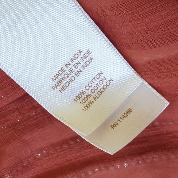 ANTHRO I NWOT Rust Terra Cotta Gauze Tiered Halter Maxi Dress by Frye, L - Picture 8 of 15